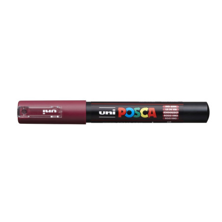 MARCADOR UNI-BALL POSCA PC-1M. PUNTA FINA 0,7MM ROJO VINO -60-