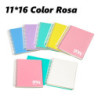 LIBRETA 11*16 PP CARCHIVO PUNTEADO 80H 90G ROSA 64605125