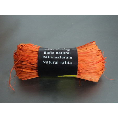 CINTA RAFIA NATURAL MAILDOR MADEJA 50G COLOR NARANJA 196058 0071