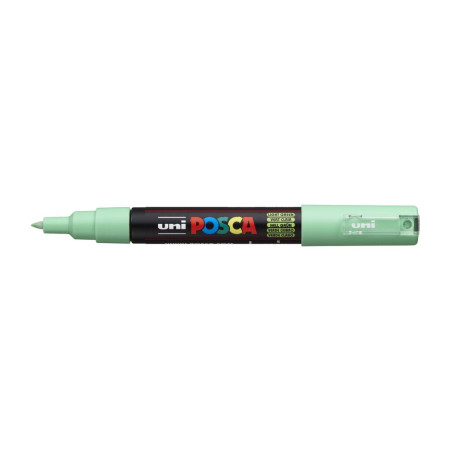 MARCADOR UNI-BALL POSCA PC-1M. PUNTA FINA 0,7MM VERDE CLARO -5-