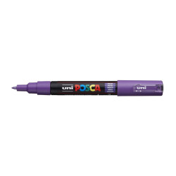 MARCADOR UNI-BALL POSCA PC-1M. PUNTA FINA 0,7MM VIOLETA -12-