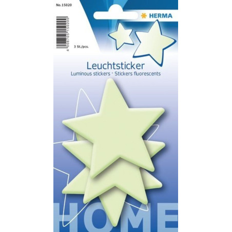 ETIQUETAS BRILLA EN LA OSCURIDAD STARS H15020 ERIK