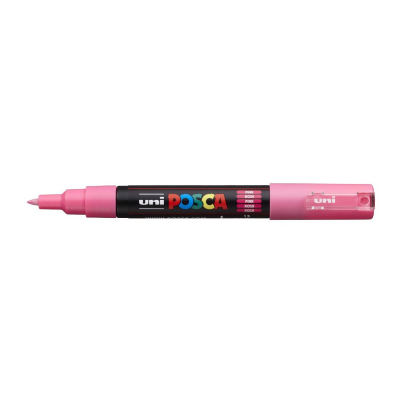MARCADOR UNI-BALL POSCA PC-1M. PUNTA FINA 0,7MM ROSA -13-