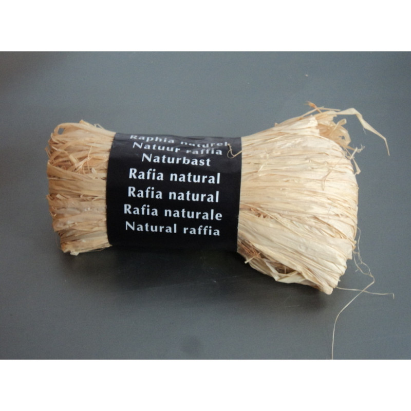 CINTA RAFIA NATURAL MAILDOR MADEJA 50G SIN COLOR 196071 0071