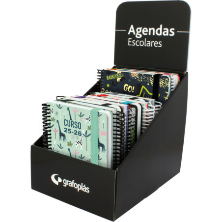 EXPOSITOR 12 AGENDAS ESCOLAR A6 25-26 00705346 GRAFOPLAS25 1U