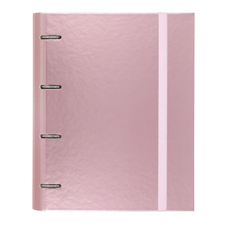 CARPEBLOC DEC RINGBOOK 4A A4 CARCHIVO C/GOMA Y RECAMBIO METAL ROSA 12257425