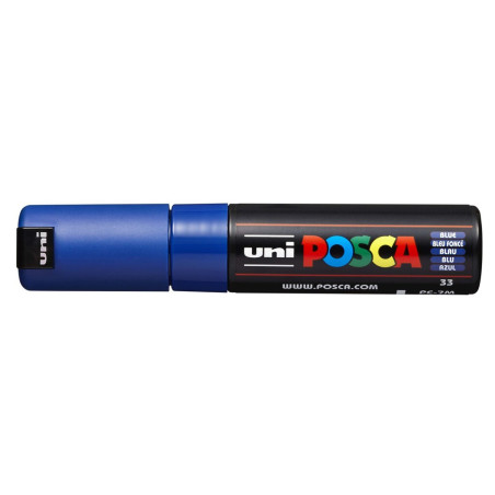 MARCADOR UNI-BALL POSCA PC-7M PUNTA REDONDA 4,5-5,5MM AZUL -33-
