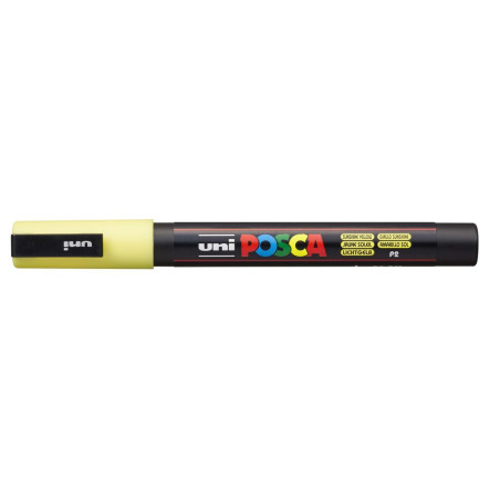 MARCADOR UNI-BALL POSCA PC-3M PUNTA REDONDA 0,9-1,3MM AMARILLO SOL -P2-