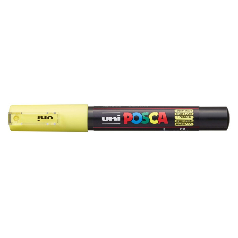 MARCADOR UNI-BALL POSCA PC-1M. PUNTA FINA 0,7MM AMARILLO SOL -P2-