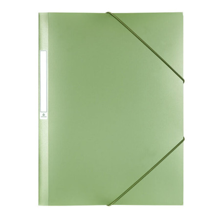 CARPETA 3 SOLAPAS PP A4 CARCHIVO METAL VERDE 20180121