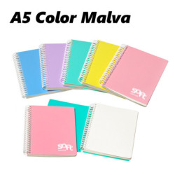 LIBRETA A5 PP CARCHIVO PUNTEADO 80H 90G VIOLETA MALVA 64604114