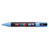 MARCADOR UNI-BALL POSCA PC-5M PUNTA REDONDA 1,8-2,5MM AZUL CIELO -48-