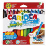 ROTULADOR CARIOCA JUMBO CARTON 24 COLORES SURTIDOS 40570 UNIDAD