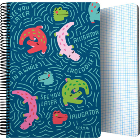 CUADERNO FOLIO TAPA PP EC ALLIGATOR FOLIO 16502227 GRAFOPLAS25 1U