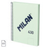 CUADERNO EUROPEAN MILAN A5 PAPEL LISO 80 HOJAS DE 95G 430 SINCE 1918 VERDE 57151E80GR