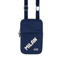 BOLSO PEQUEÑO BANDOLERA MILAN 430 SINCE 1918 AZUL 62103SNCB