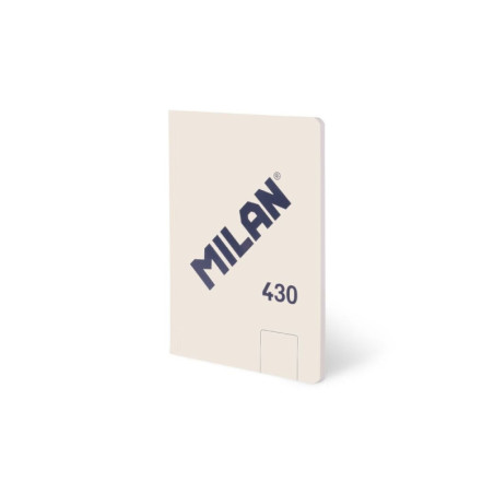 LIBRETA A5 MILAN ENCOLADA 48H LISO 95G 430 SINCE 1918 BEIGE 57251G48BG UNIDAD