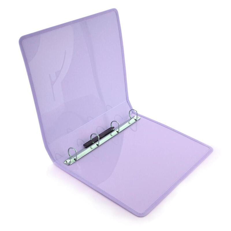 CARPETA 4A 40 OFFICEBOX PP BORDE TELA PASTEL MORADO UNIDAD 44005MB