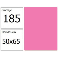 CARTULINA IRIS 50X65 185G ROSA PALIDO 25H.