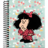 CUADERNO TAPA DURA A6 5X5MM MAFALDA PIJAMA A6 16522725 GRAFOPLAS25 1U