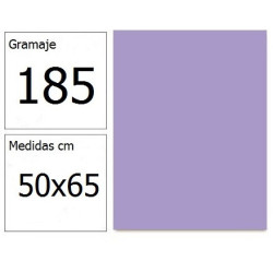 CARTULINA IRIS 50X65 185G LILA 25H.