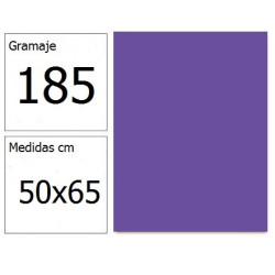 CARTULINA IRIS 50X65 185G VIOLETA 25H.