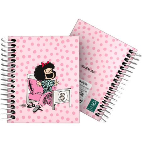 MA4.FORRADO. CUADERNO TAPA DURA A7 5X5MM MORNING A7 GRAFOPLAS24 16532706 (MIN 1U)