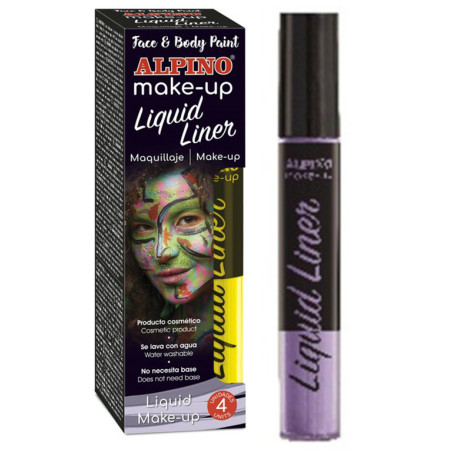 ESTUCHE 4 UNID. MAQUIILLAJE ALPINO LIQUID LINER, VIOLETA, 6 GRS. DL000206