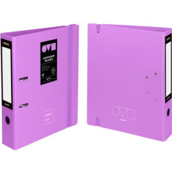 FOAM. ARCHIVADOR A4 65MM UNEQUAL MINIMAL LAVANDA A4 LAVANDA GRAFOPLAS24 17262869 (MIN 2U)