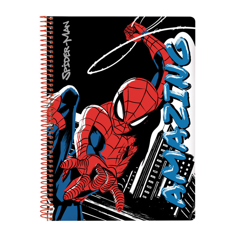 LIBRETA CUARTO 80 H. TAPAS DURAS SPIDER-MAN "HERO" SAFTA23 ENERO 512343065