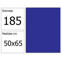 CARTULINA IRIS 50X65 185G AZ.ULTRAMAR 25H.