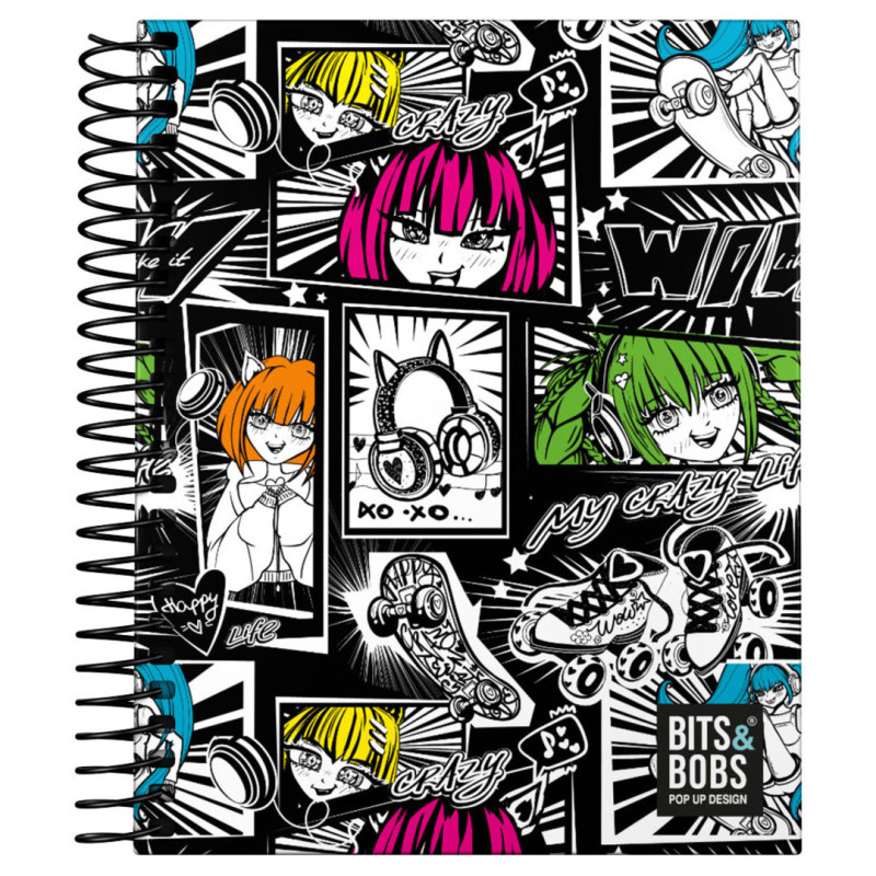 FORRADO. CUADERNO TAPA DURA A6 5X5MM B&B YUKU A6 GRAFOPLAS24 16522689 (MIN 1U)