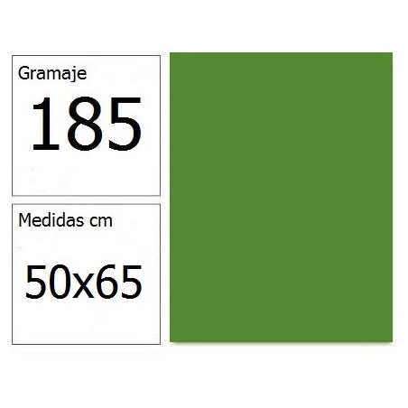 CARTULINA IRIS 50X65 185G VD.AMAZONAS 25H.