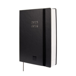 AGENDA ESCOLAR FINOCAM25 18M.MARA Y4 1DP 25-26 NEGRO INTL+ Y4 - 120X170 MM 636310326