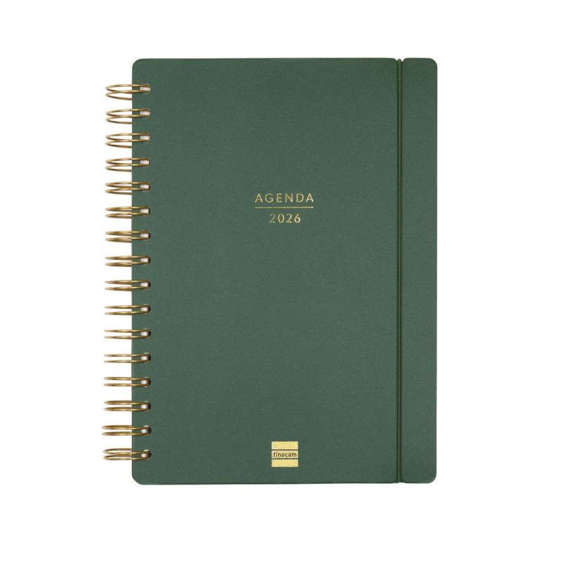 AGENDA ESCOLAR FINOCAM25 16M.HAIKU E10 SVH 25-26 VERDE+ E10 - 155X212 MM 627400226