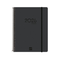 AGENDA ESCOLAR FINOCAM25 16M.IKON E10 SVV 25-26 NEGRO INTL+ E10 - 155X212 MM 626700126