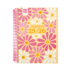 AGENDA ESCOLAR FINOCAM25 DIVA 1/4 1DP 25-26 SPRING+ 4º - 155X212 MM 536160426
