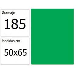 CARTULINA IRIS 50X65 185G VD.MANZANA 25H.