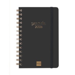 AGENDA ALMA E5 SVH 2026 NEGRO+ FINOCAM26 762000126 131 X 19 X 190 MM