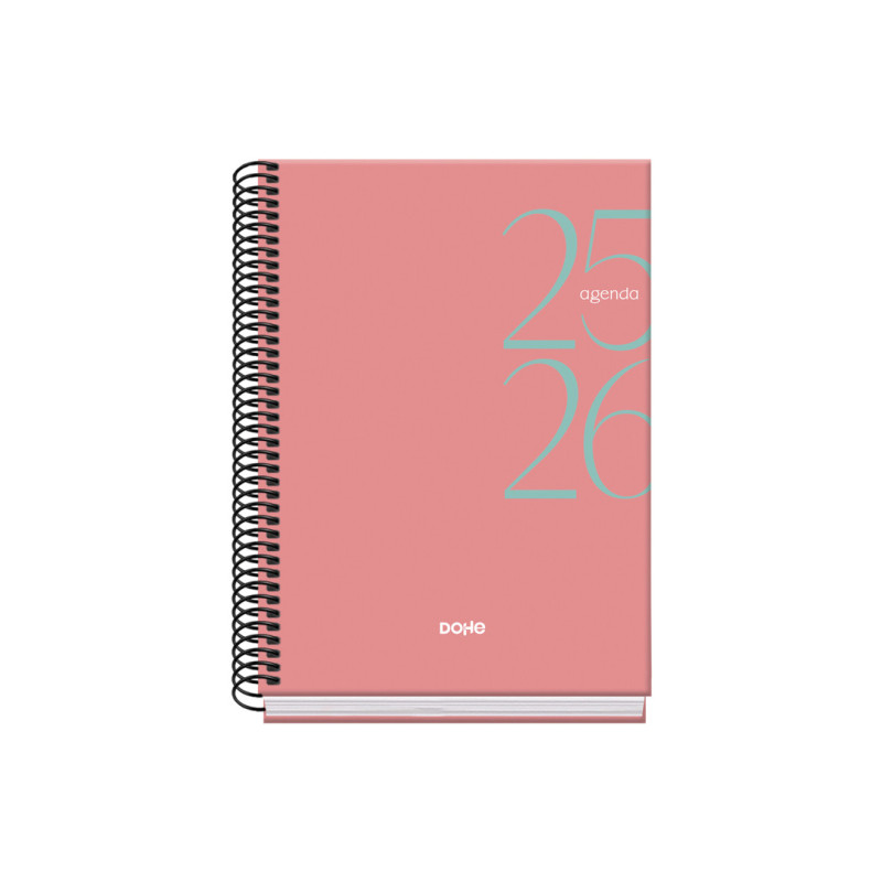 AGENDA ESCOLAR DOHE25 25/26 BASIC SYSTEM TE A-5 DP ROSA 52061