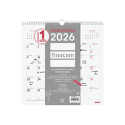 CALENDARIO PARED CHIC ES30X30 2026 BLANCO+ FINOCAM26 787007326 300 X 5 X 310 MM