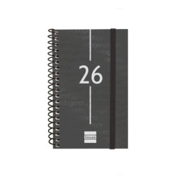 AGENDA YEAR E3 SVH 2026 NEGRO+ FINOCAM26 741426026 85 X 14 X 127 MM