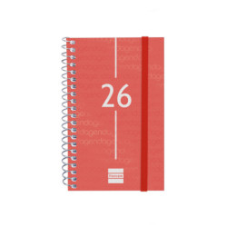 AGENDA YEAR E3 SVH 2026 ROJO+ FINOCAM26 741423026 85 X 14 X 127 MM