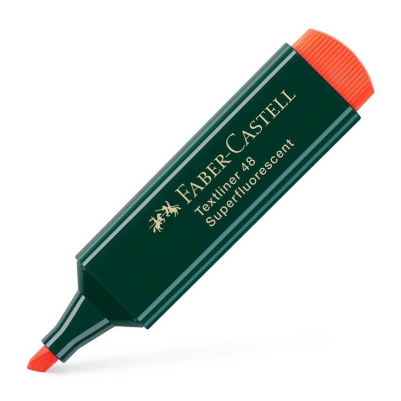 MARCD.FLUOR FABER-CASTELL TEXTLINER 48 NARANJA C/10U