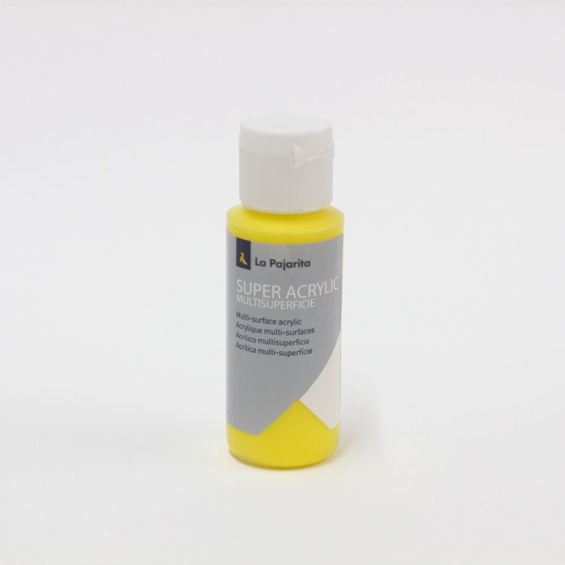 PAJARITA SUPER ACRYLIC A-04 AMARILLO ORO LA PAJARITA 177776 60 ML UNIDAD