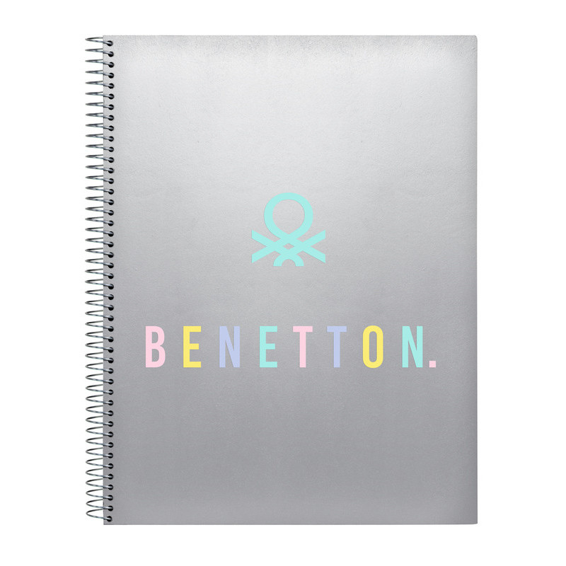 BLOC A4 MICRO120 H BENETTON "SILVER" 512353064 SAFTA24