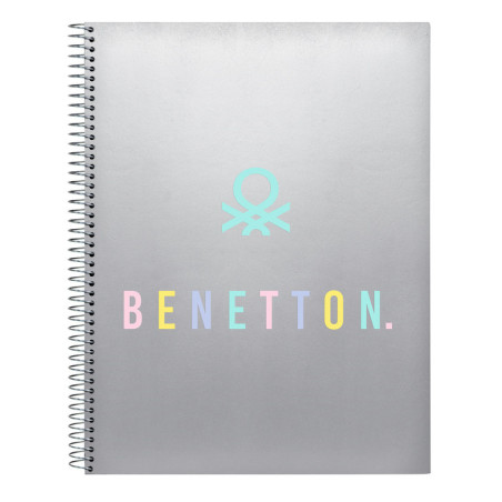 BLOC A4 MICRO120 H BENETTON "SILVER" 512353064 SAFTA24