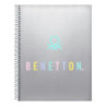 BLOC A4 MICRO120 H BENETTON "SILVER" 512353064 SAFTA24