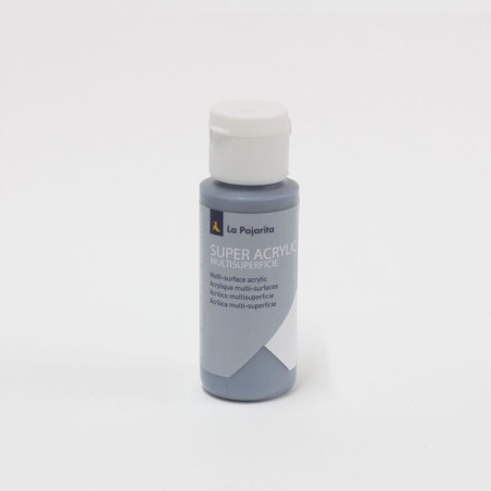 PAJARITA SUPER ACRYLIC A-33 GRIS AZULADO LA PAJARITA 180676 60 ML UNIDAD