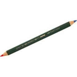 LAPIZ FABER-CASTELL BICOLOR GRUESO DOCENA